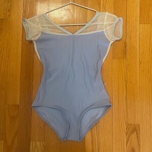 Yumiko Masha Leotard Size Small Full Front lining with Mesh sleeves and back